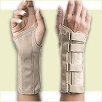 Fla Orthopedics Florida Orthopedics Soft Form Elegant Wrist Support, Beige, Left X-Large