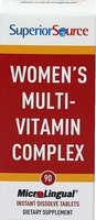 Superior Source - Women's Multi-Vitamin Complex Instant Dissolve - 90 Tablets