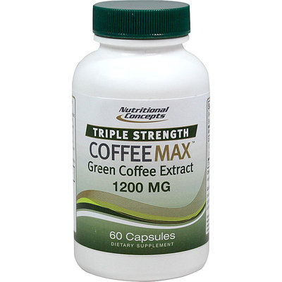 Nutritional Concepts Triple Strength CoffeeMax Green Coffee Extract - 1200 mg - 60 Capsules