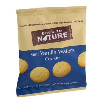 Back To Nature Mini Vanilla Wafers Cookies