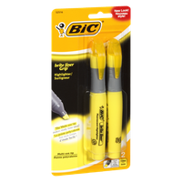 BIC Brite Liner Grip Multi-Use Tip Highlighter - 2 CT