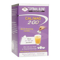 Olympian Labs Optimal Blend Calcium/Magnesium 2 GO Quick Dissolving Crystals, 30 ea