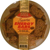 Sunrise Whole Grain 100% Natural Energy Bars with Omega-3