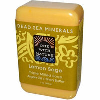 One With Nature Dead Sea Mineral Lemon Verbena Soap 7 oz