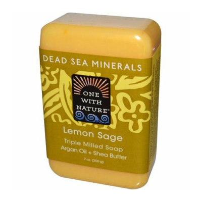One With Nature Dead Sea Mineral Lemon Verbena Soap 7 oz