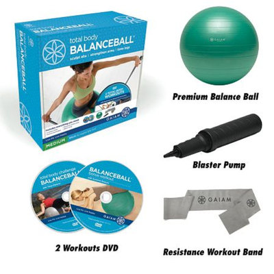Gaiam Total Body Balance Ball Kit Medium (65cm)