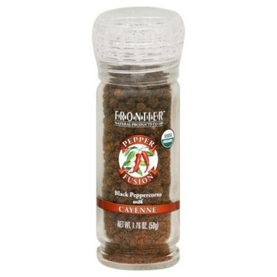 Frontier Natural Products Pepper Fusion Black Peppercorns with Cayenne -- 1.76 oz