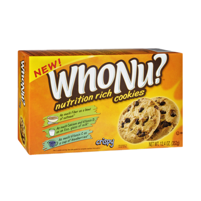 WhoNu? Nutrition Rich Crispy Chocolate Chip Cookies
