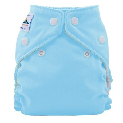FuzziBunz Perfect Size Cloth Diaper, Tootie Frootie, Large 25-40+ lbs