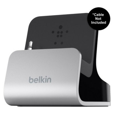 Belkin Charge and Sync Dock for iPhone/iPod - Silver/Black (F8J057tt)
