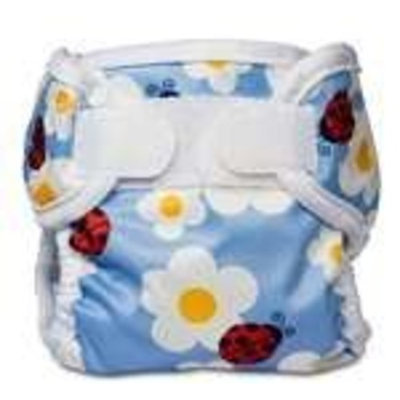 Bummis Super Whisper Wrap Diaper Cover, Ladybug, Newborn (Discontinued by Manufacturer)
