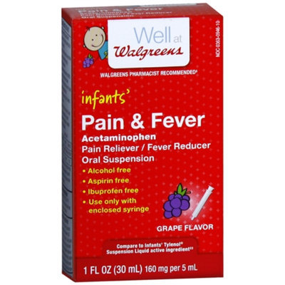 Walgreens Acetaminophen 160Mg Infant Grape Suspension