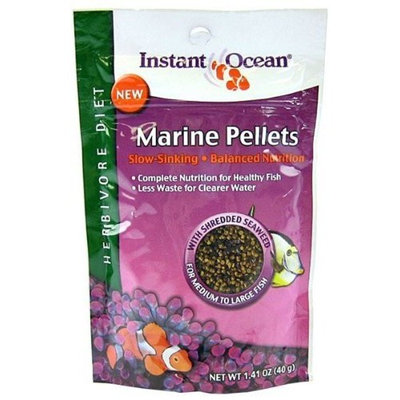 Aquarium Systems Instant Ocean Marine Pellet Herbivore 40 Gram