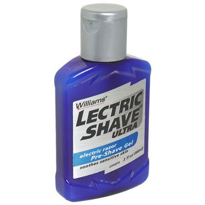 Williams Lectric Shave Electric Razor Pre-Shave Gel, Ultra - 3 fl oz
