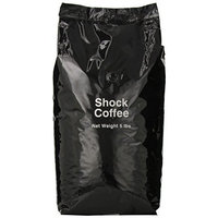 Shock Coffee (Caffeinated), Whole Bean Coffee, 5-Pound Bag