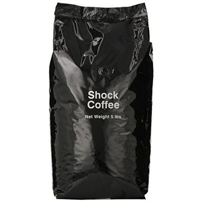 Shock Coffee (Caffeinated), Whole Bean Coffee, 5-Pound Bag