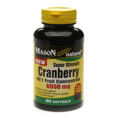 Mason Natural Cranberry Super Strength 6000mg 50:1