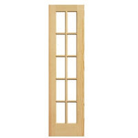 Masonite Solid Core 10-Lite Clear Pine Slab Interior Door (Common: 24-in x 80-in; Actual: 24-in x 80-in) 738752