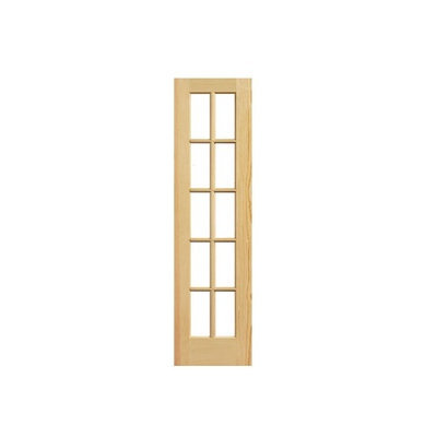 Masonite Solid Core 10-Lite Clear Pine Slab Interior Door (Common: 24-in x 80-in; Actual: 24-in x 80-in) 738752