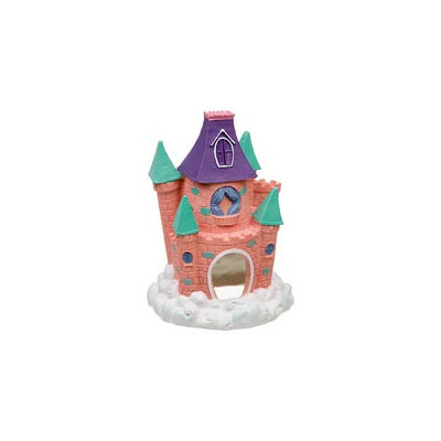 Blue Ribbon Pet Blue Ribbon Pink Pixie Castle Aquarium Ornament