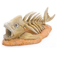 Penn Plax Zombie Fish Aquarium Ornament, 7.2