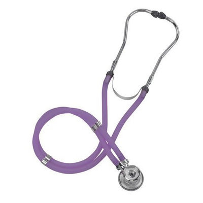 MABIS/DMI Healthcare MABIS Legacy Sprague Rappaport-Type Stethoscope, Slider Pack, Purple Frosted, 30 Inch