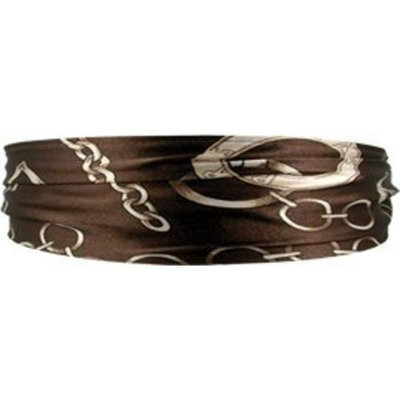 Smoothies Chain Scarf Headband-Brown 01402