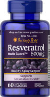 Puritan's Pride 2 Units of Resveratrol 500 mg-60-Capsules