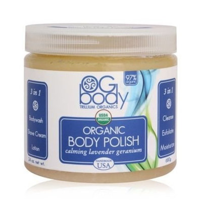 Trillium Organic Body Polish Lavender Geranium by Trillium