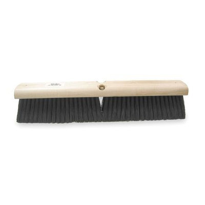 TOUGH GUY 2PYV5 Push Brm, Black PP, General-Purpose