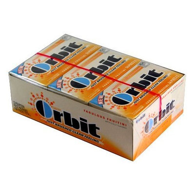 Orbit Gum Fabulous Fruitini 12 Pack Box
