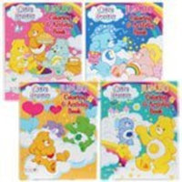 1 X Lot of 4 Care Bears Jumbo Coloring & Activity Books