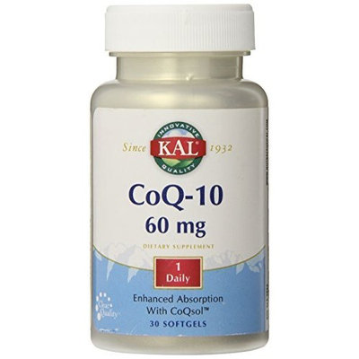 KAL CoQ-10 Softgels, 60 mg, 30 Count