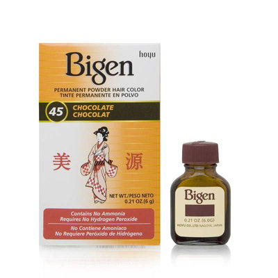 Bigen Permanent Powder Hair Color 45 Chocolate