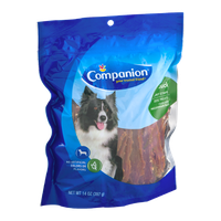 Companion Jerky Strip Dog Treats Duck