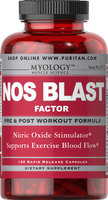 Myology Arginine AKG NOS Blast Factor-120 Capsules