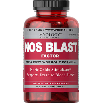 Myology Arginine AKG NOS Blast Factor-120 Capsules