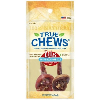 True Chews Lils Beef Bully Barbells Dog Chews