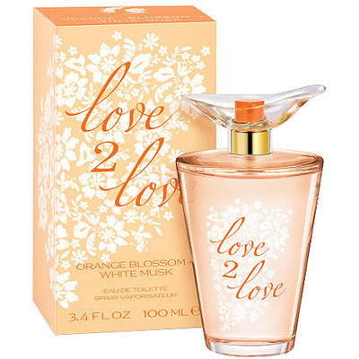 Love2Love Orange Blossom + White Musk Eau de Toilette, 3.4 fl oz