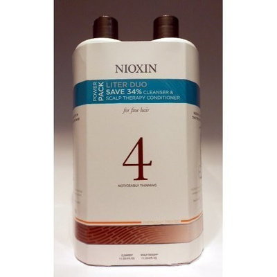 Nioxin® Nioxin System 4 Cleanser & Scalp Therapy (Chemically Enhanced Hair: Noticeably Thinning) 33.8 oz (1 Liter)