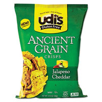 Boulder Brands Gluten Free Ancient Grain Crisps, Jalapeno Cheddar, 4.93 oz Bag
