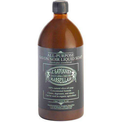 Le Savonnier Marselillais SN12712-EU SAVON NOIR 100% Natural Olive Oil Soap - Eucalyptus