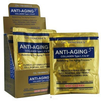 Dr. Venessa's Formulas Anti Aging 3 Collagen Powder Travel Pack Mixed Berry 7 Packets