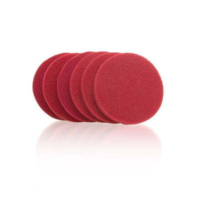 Wonder Products Wonder Pro Professional Red Rubber Sponge #01055 6 Count