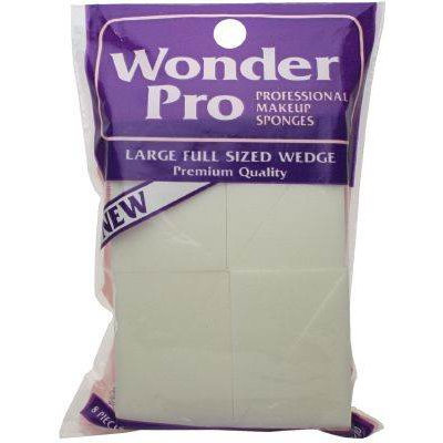 Wonder Products Wonder Professional Makeup Sponges Large Wedge #04100 - 8 Count