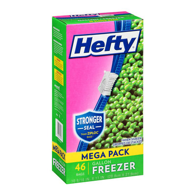 Hefty Gallon Freezer Slider Bags