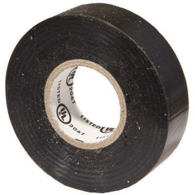 Morrisproducts Vinyl Plastic Electrical Tape 7MIL X 60' PVC Black