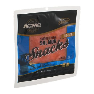 Acme Smoked Fish Smoked Nova Salmon Snacks Tid-Bits