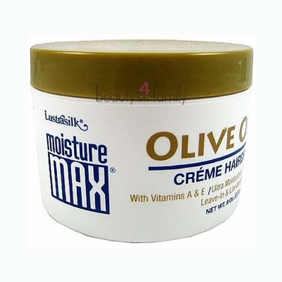 Lustrasilk Moisture Max Olive Oil Creme Hairdress 8.0 oz
