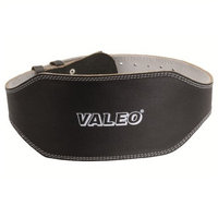 Valeo Leather Lifting Belt, Black, Small, 6 Inches